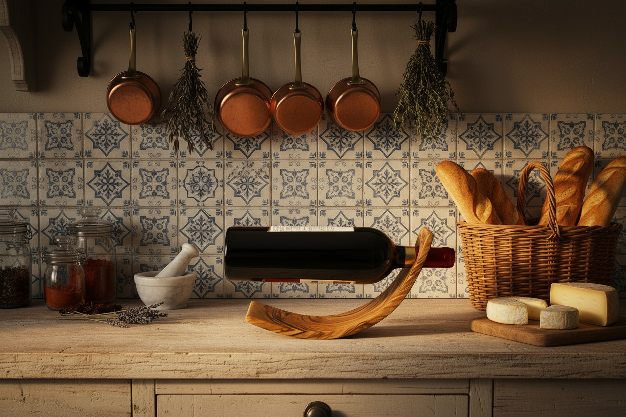 Crescent Moon Wine Bottle Holder