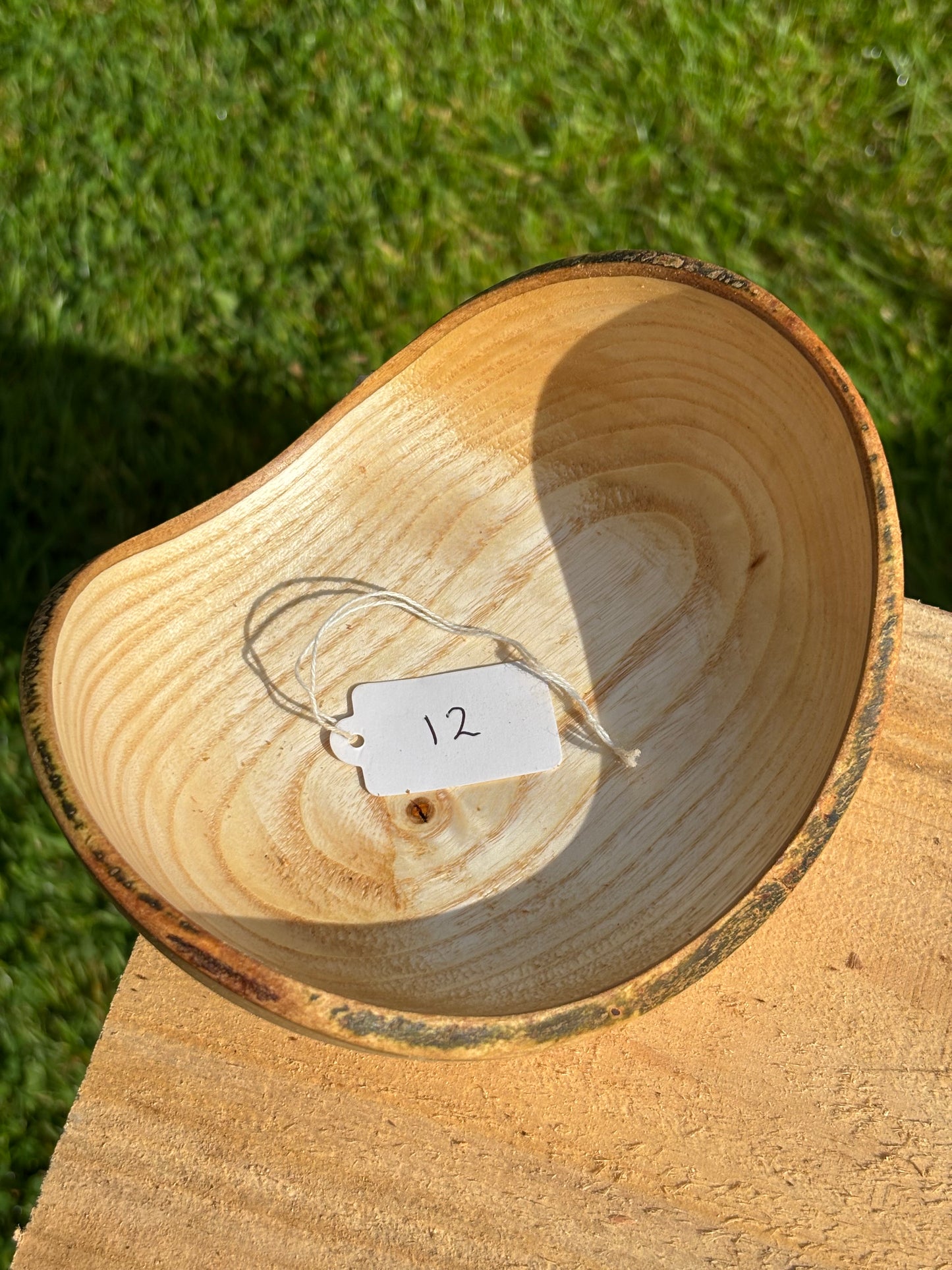 Live edge Ash nut bowl