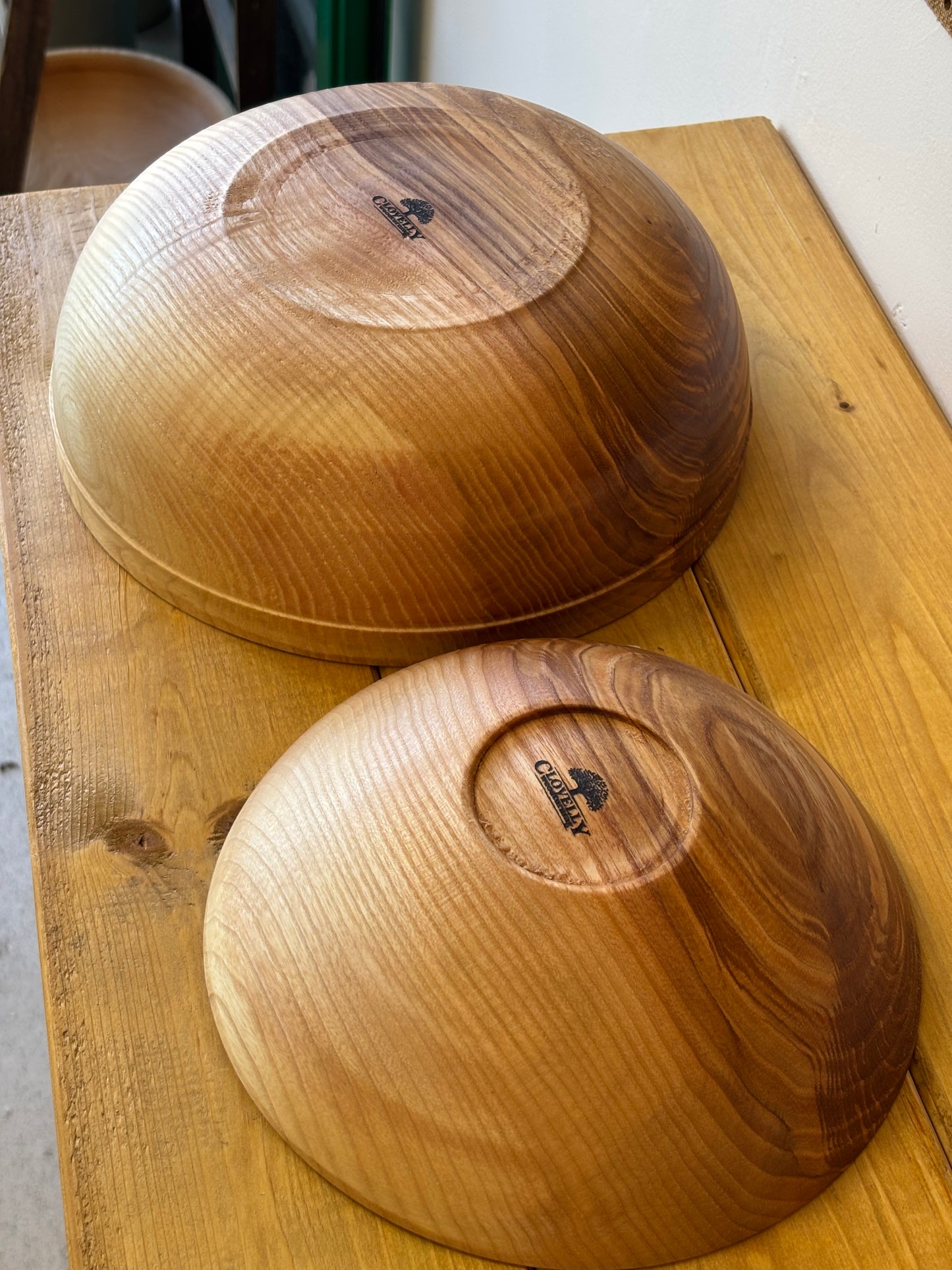 Nested Bowl Set - 2 Hand Turned bowls from a single piece