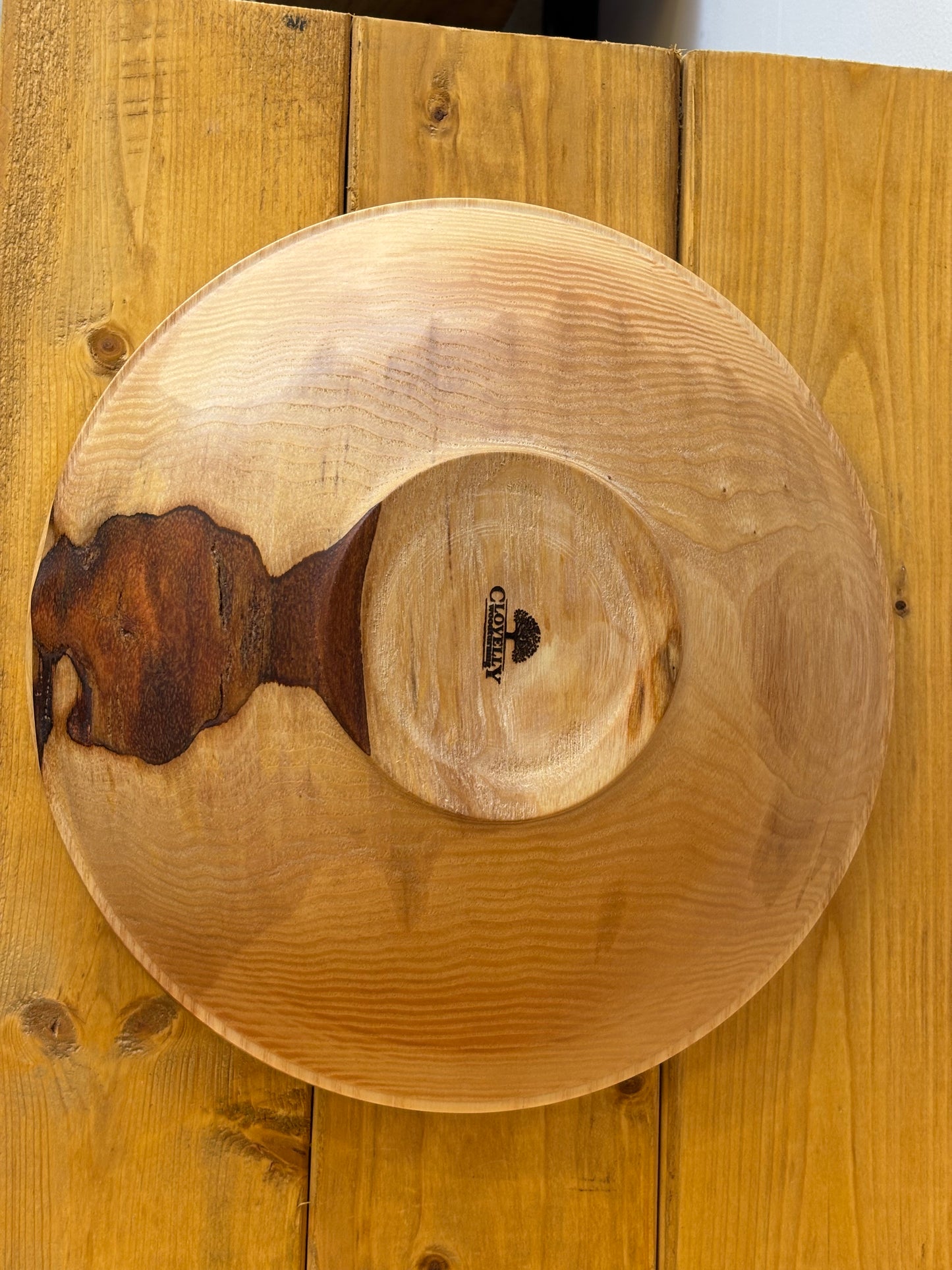 Hand-Turned Ash Fruit/Salad Bowl