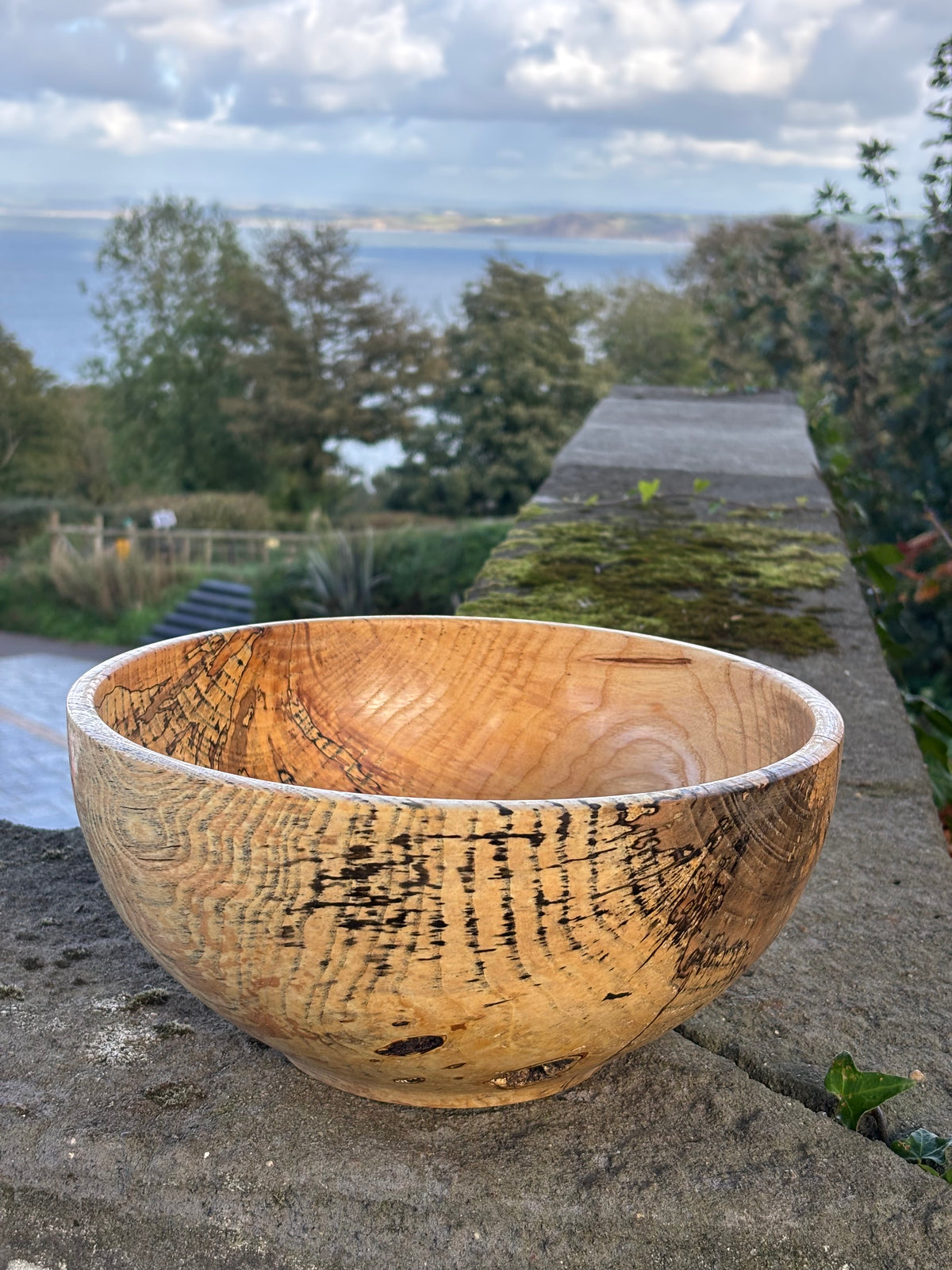 Spalted Ash Fruit/Salad Bowl
