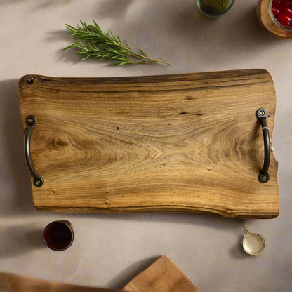 Live edge Elm breakfast tray