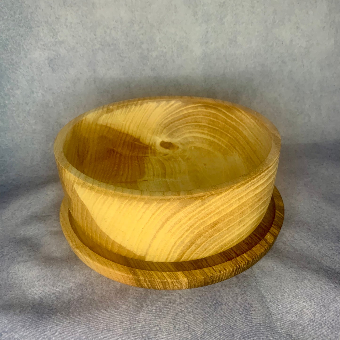 Wooden Bowl & plate combo