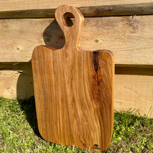 Elm Chopping Board with handle
