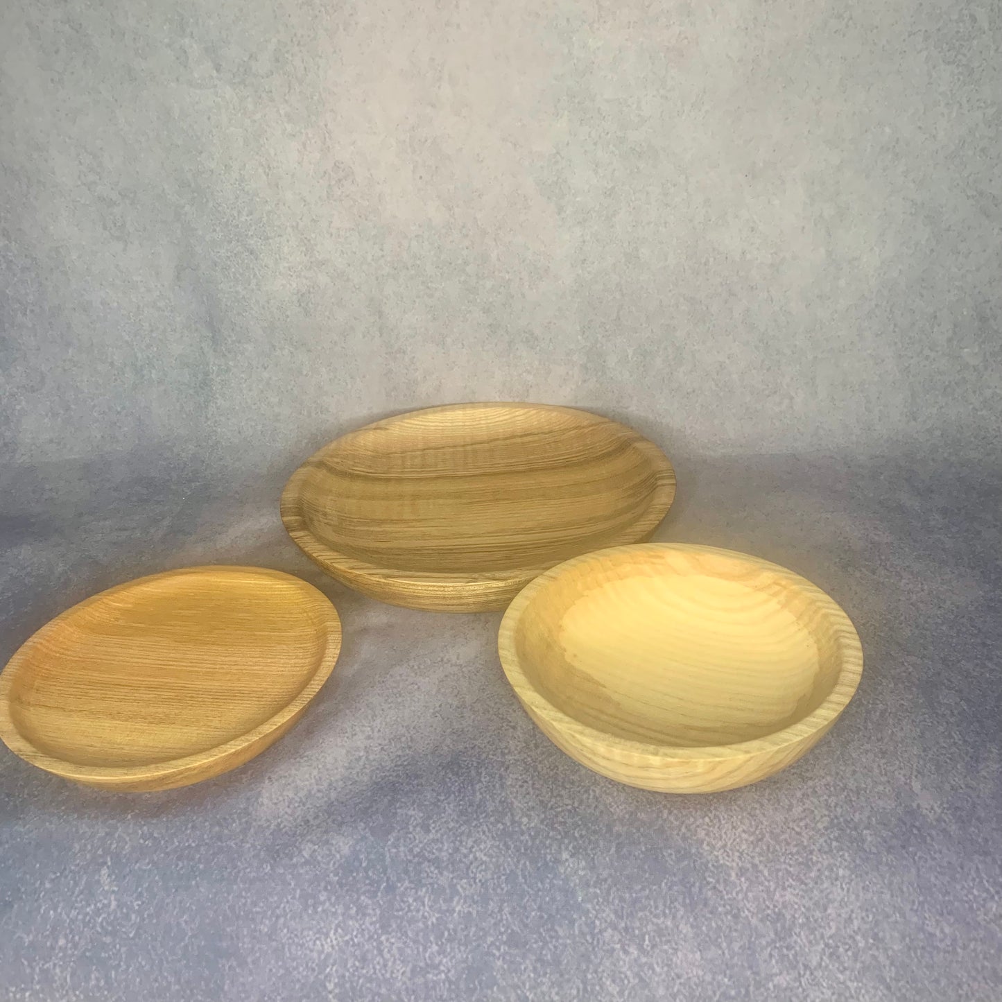 Tableware Set: Plate, Bowl, Side Plate Ash