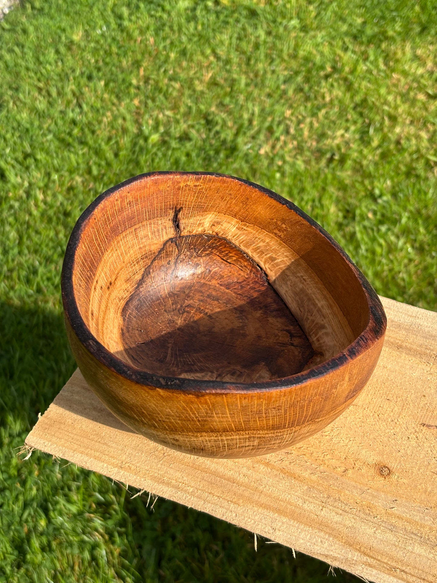 Live edge Oak bowl