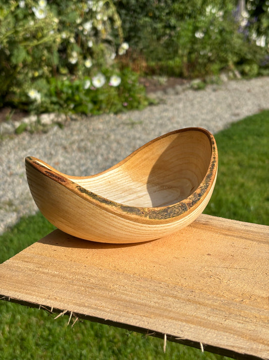 Live edge Ash nut bowl