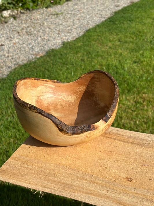 Live edge Beech nibbles bowl