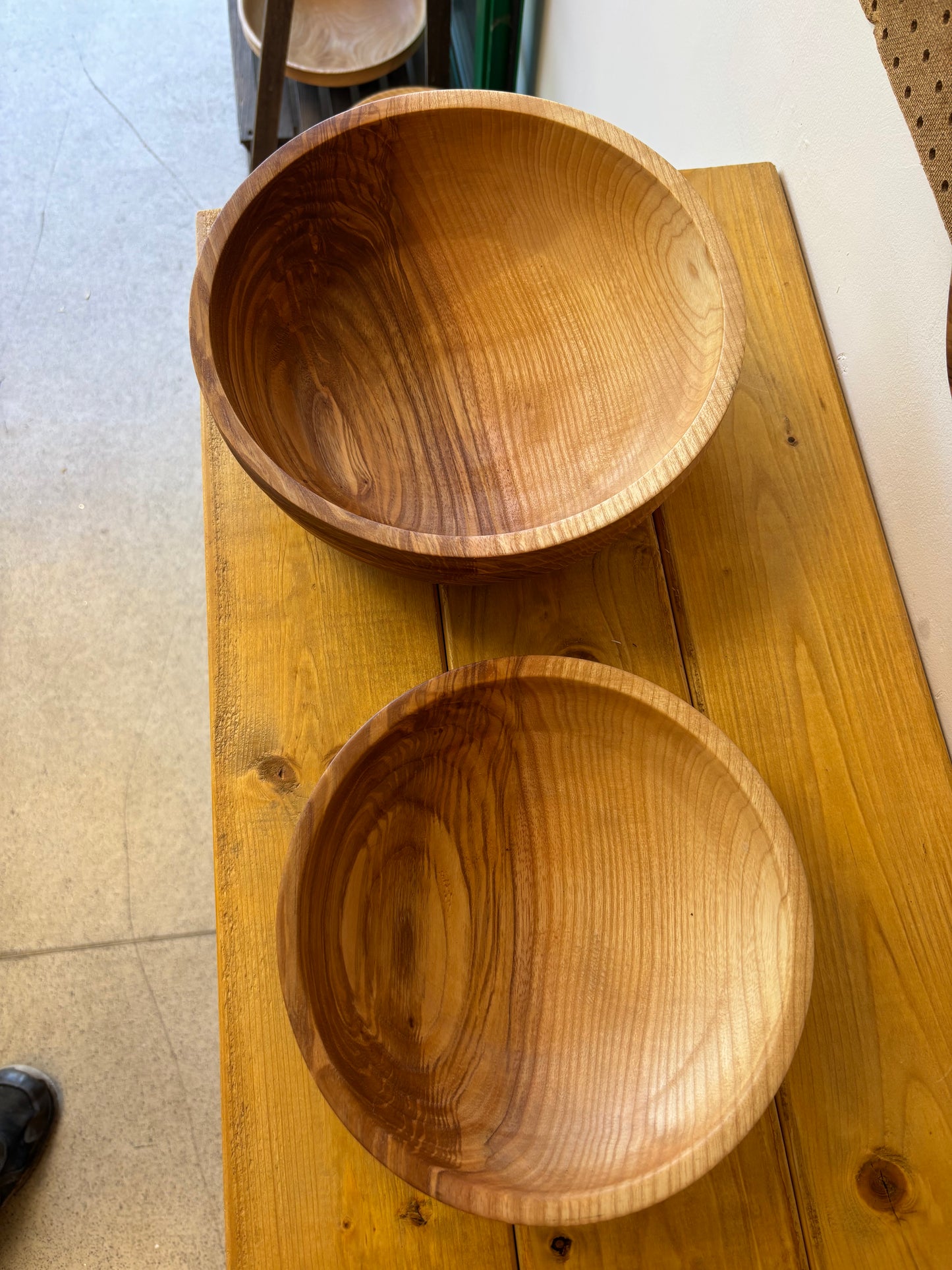 Nested Bowl Set - 2 Hand Turned bowls from a single piece