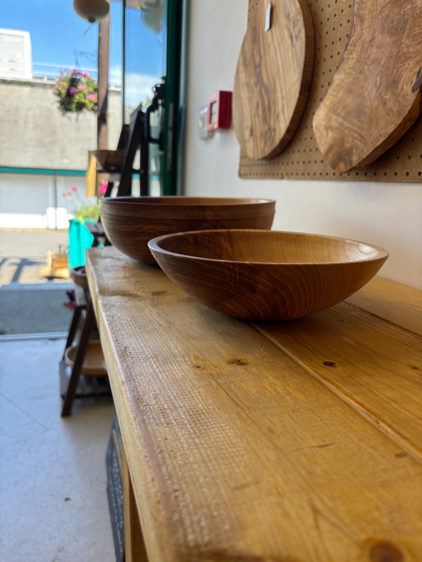 Nested Bowl Set - 2 Hand Turned bowls from a single piece