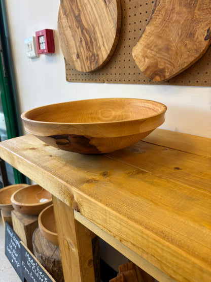 Hand-Turned Ash Fruit/Salad Bowl