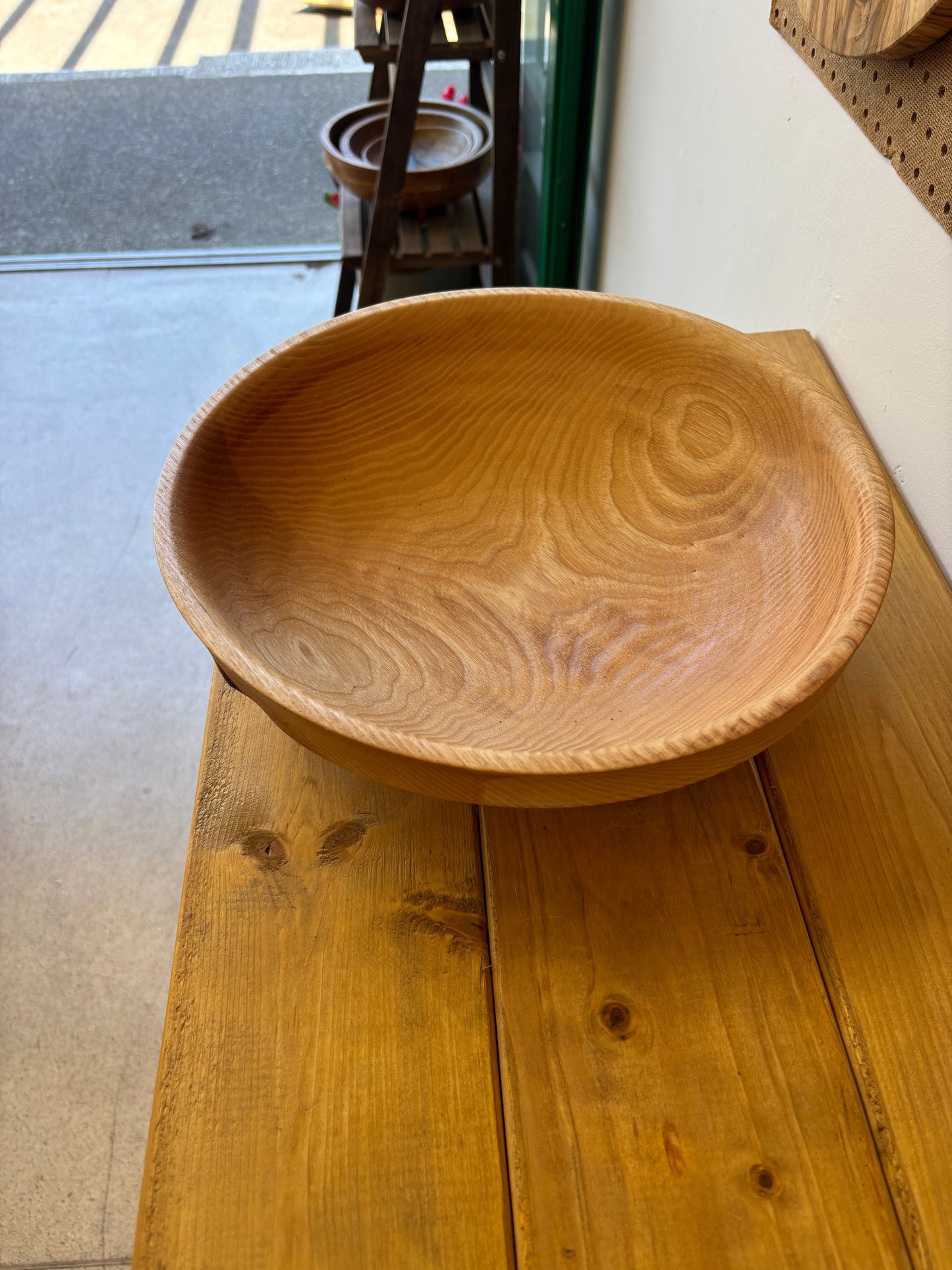Hand-Turned Ash Fruit/Salad Bowl