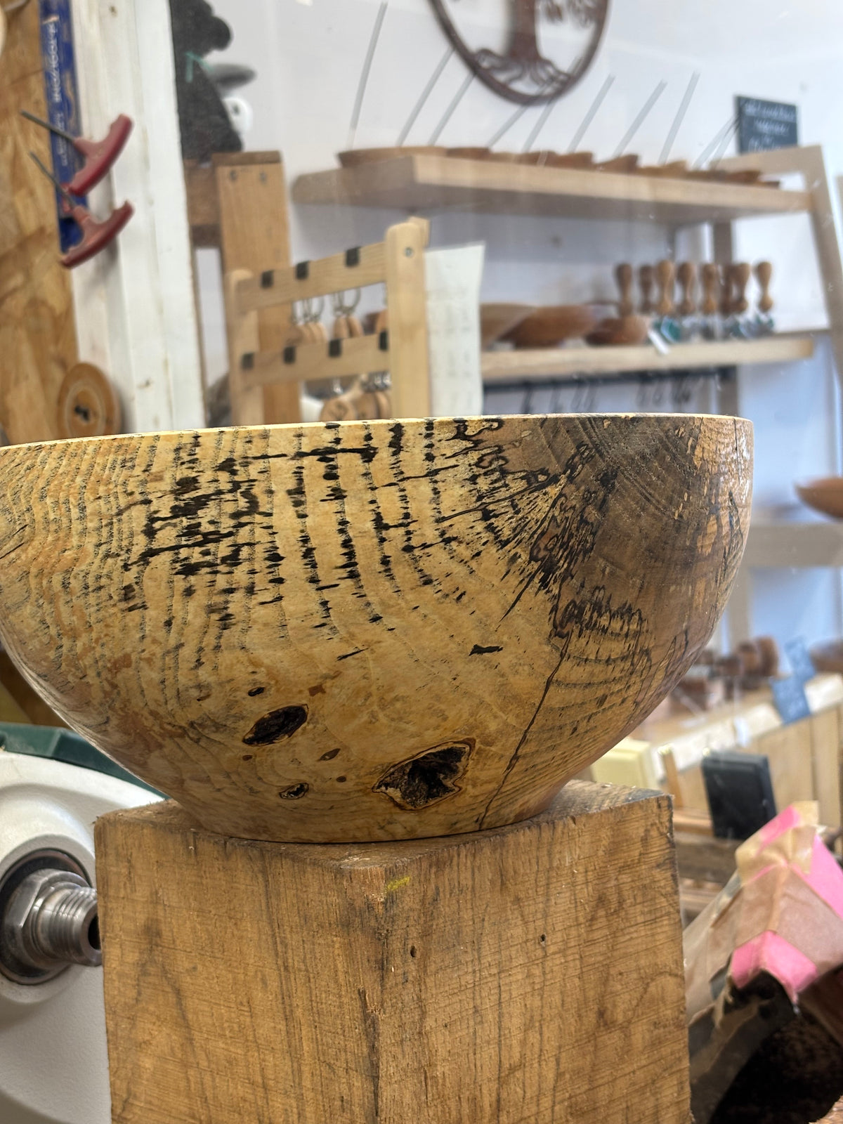 Spalted Ash Fruit/Salad Bowl