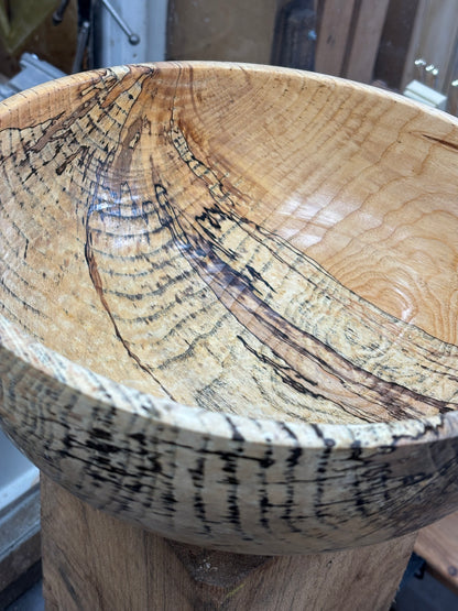 Spalted Ash Fruit/Salad Bowl