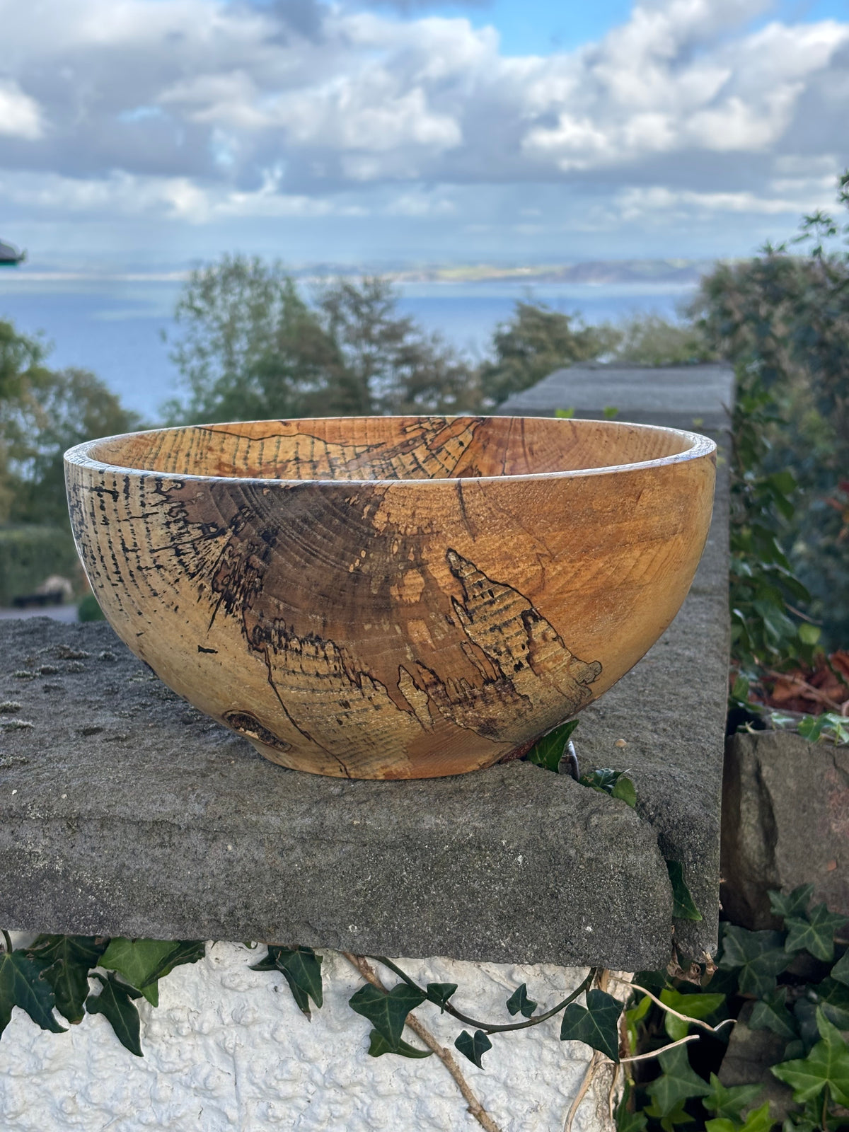 Spalted Ash Fruit/Salad Bowl