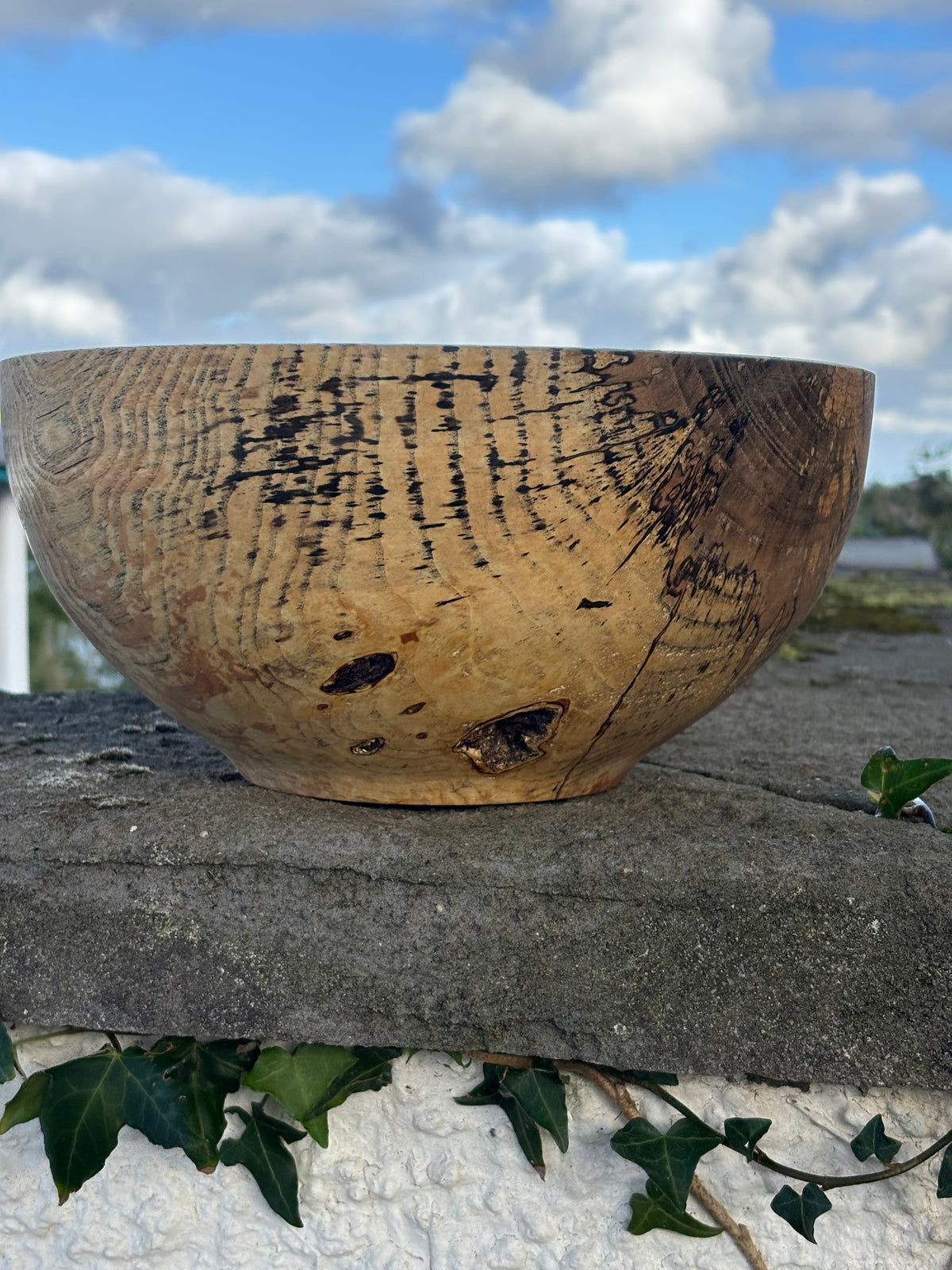 Spalted Ash Fruit/Salad Bowl