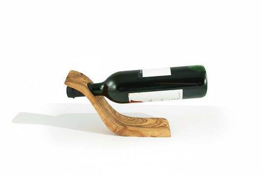 “Wave” wine bottle holder