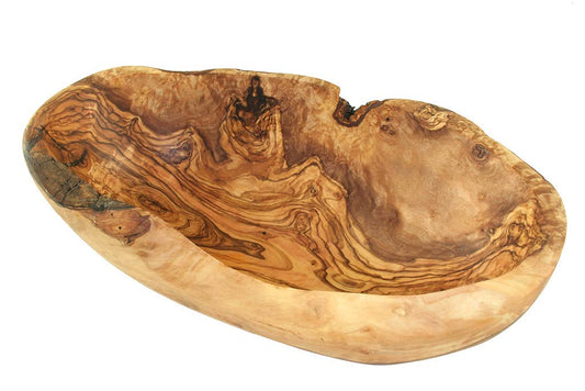 Oval fruit bowl Olive Wood